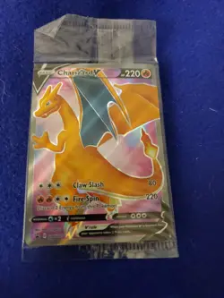 Pokemon TCG Charizard V SWSH050 SEALED Champions Path ETB Promo NMT-MT + - Image 1