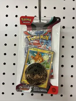 Pokemon Obsidian Flames Single Pack Booster Blister (Pawmi) Sealed NEW 820650853319 - Image 1