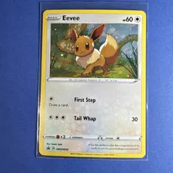 Eevee SWSH095 SWSH Black Star Promo Holo Pokemon Card NEAR MINT - Image 1