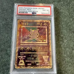 2000 POKEMON GAME MOVIE POKEMON 2000 MOVIE ANCIENT MEW PSA 8 - Image 1