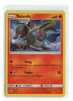 SALANDIT SM154 COSMOS HOLO PROMO POKEMON TCG LP - Image 1