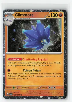 GLIMMORA 126/193 COSMOS HOLO PROMO POKEMON TCG NM - Image 1