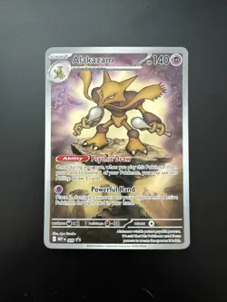 Pokemon MEP 009 - Black Star Promo Alakazam Full Art - NM - Image 1