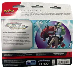 Pokemon TCG Scarlet & Violet 9 Journey Together Three Booster Blister SCRAFTY - Image 2
