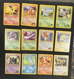 Pokemon TCG Gym Challenge Complete Non-Holo Set 112 Cards NM Condition - Image 1