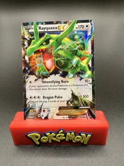 Pokemon TCG Rayquaza EX 75/108 Roaring Skies LP - Image 1