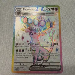 Pokemon Espeon EX Promo Full Art Holo Scarlet & Violet SVP175 270 HP - Image 1