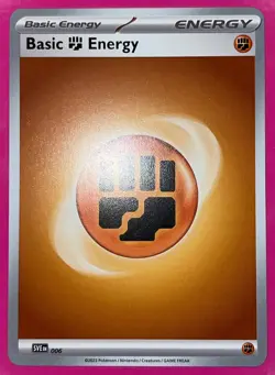 Pokemon TCG Lot of 10 Fighting Energy 006 Common Scarlet & Violet Base Set NM/M - Image 3