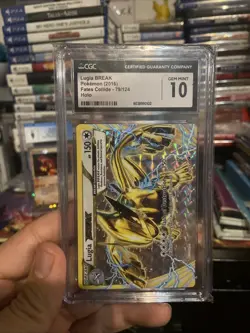 Pokemon TCG XY Fates Collide - Lugia BREAK 79/124 - GEM MINT - Image 2