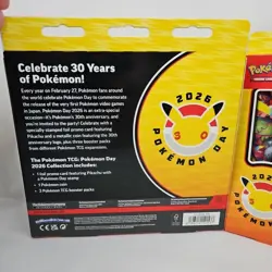 Pokemon Day 2026 Collection Box 30th Anniversary 3 Packs LOT OF 2 New/Sealed - Image 4