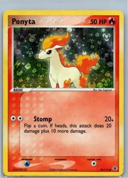 Ponyta - Fire Red Leaf Green - 76/112 - Reverse Holo - Pokemon TCG - Image 1