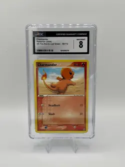 Charmander CGC 8 2004 Pokemon EX Fire Red & Leaf Green Common #58/112 3223 - Image 1