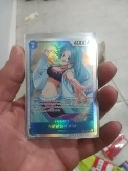 One Piece TCG Nefeltari Vivi EB04-025 The Azure Sea's Seven Foil - Image 1
