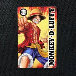 S0220 Monkey D. Luffy No.64 Japanese One Piece Top Seika Card - Image 1