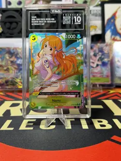 PRISTINE TAG 10 2026 ONE PIECE STARTER DECK Nami ST29-008 EGGHEAD ALTERNATE ART - Image 1