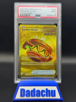 Pokemon 2024 Earthen Vessel 096/064 Hyper Rare Shrouded Fable PSA 9 - Image 1
