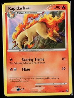 Rapidash 47/99 Uncommon Platinum Arceus Pokemon TCG Near Mint - Image 1