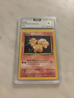 Carte Pokemon PCA gradee 8 Goupix 68/102 Edition 2 Wizards Set De Base 1999 - Image 1