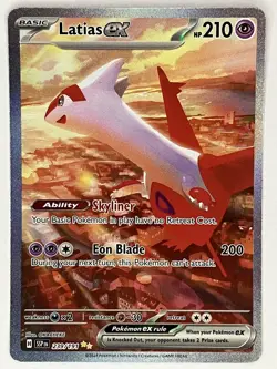 Latias ex NM SIR 239/191 Sv08: Surging Sparks Pokemon TCG Holo - Image 1
