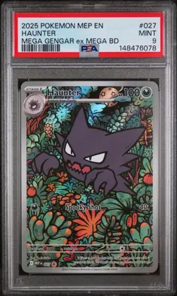 Pokemon TCG Haunter Black Star Promo #27 PSA 9 - Image 1