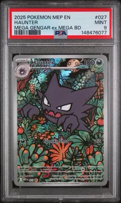 Pokemon TCG Haunter Black Star Promo #27 PSA 9 - Image 1
