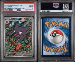 Pokemon TCG Haunter Black Star Promo #27 PSA 9 - Image 3
