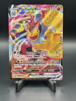 Pokemon TCG Machamp VMAX Ultra Rare Full Art Holo Astral Radiance 073/189 330 HP - Image 1