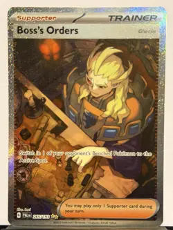 Boss's Orders 265/193 Pokemon Paldea Evolved Holo SIR NM - Image 1