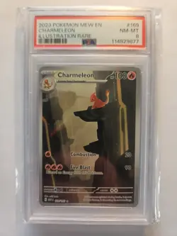 2023 Pokemon Mew En Charmander PSA 9, Charmeleon PSA 8, Charizard EX Psa 9 - Image 3