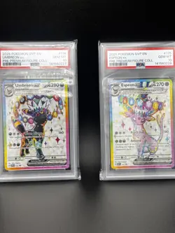 Pokemon Espeon Ex Promo 175 Umbreon Ex Promo 176 Sequential set PSA 10 Prismatic - Image 1