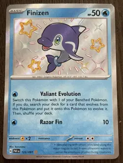 Pokemon TCG Finizen Scarlet & Violet - Paldean Fates 123/091 Holo Shiny - Image 1