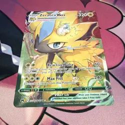 Pokemon Zeraora VMAX GG42/GG70 Crown Zenith Galarian Gallery Holo - Image 2