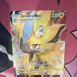 Pokemon Zeraora VMAX GG42/GG70 Crown Zenith Galarian Gallery Holo - Image 5