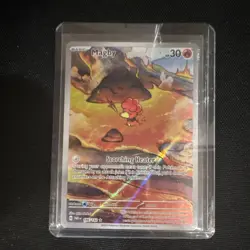 Pokemon Magby Paradox Rift 186/182 Art Rare Holo 30 HP Basic English - Image 1