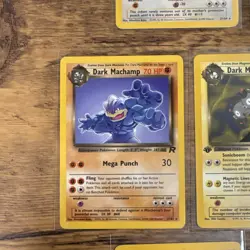Pokemon TCG Vintage NON HOLO Rare Lot 10 Team Rocket Jungle Fossil Base ALL LP+ - Image 5