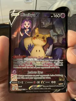 2022 Pokemon SWSH Brilliant Stars Mimikyu V Trainer Gallery #TG16/TG30 - Image 1