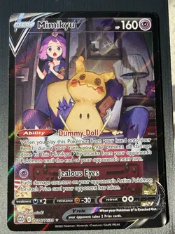 2022 Pokemon SWSH Brilliant Stars Mimikyu V Trainer Gallery #TG16/TG30 - Image 3