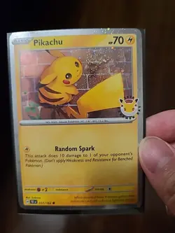 Pikachu 051/162 - Pokemon Day 2026 30th Anniversary Stamped Promo NM - Image 1