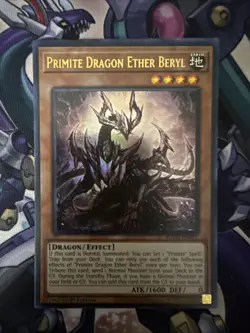 Yugioh Primite Dragon Ether Beryl SUDA-EN015 Ultra Rare 1st Ed NM - Image 1