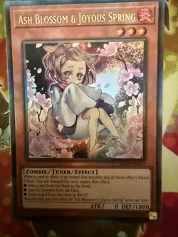 RA04-EN025 Ash Blossom & Joyous Spring Alt Art Ultimate Rare YuGiOh - Image 1