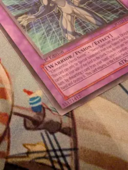 Yu-Gi-Oh Elemental Hero Aqua Neos Ultimate Rare POTD-EN031 1st Edition EX - Image 3