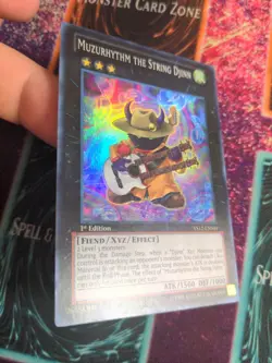 Yu-Gi-Oh! Muzurhythm the String Djinn YS12-EN040 1st Edition Super Rare NM a1/ - Image 2
