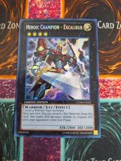 Yu-Gi-Oh! Heroic Champion - Excalibur CT09-EN002 Secret Rare Limited LP/MP - Image 1