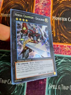 Yu-Gi-Oh! Heroic Champion - Excalibur CT09-EN002 Secret Rare Limited LP/MP - Image 2