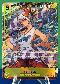 One Piece CCG Yamato (Alternate Art) EB03-057 Extra Booster Heroines Edition NM - Image 1