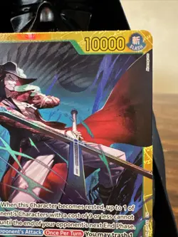 2025 One Piece OP14-119 SEC Dracule Mihawk Secret Rare Full Art NM English - Image 3
