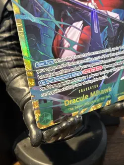 2025 One Piece OP14-119 SEC Dracule Mihawk Secret Rare Full Art NM English - Image 5