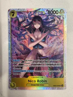 Nico Robin (055) EB03-055 Extra Booster: One Piece Heroines Edition TCG SR Foil - Image 1