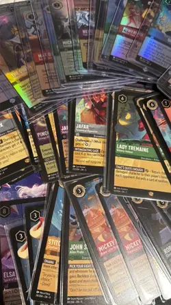 Lorcana Bulk- 49 Legendary Cards And 12 Epic Cards - Image 1