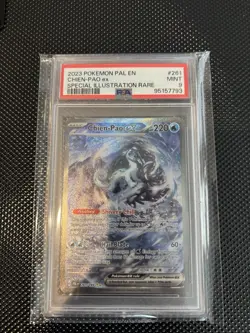 Pokemon 2023 Chien-Pao EX Special Illustration Rare Card #261/193 PSA 9 - Image 1